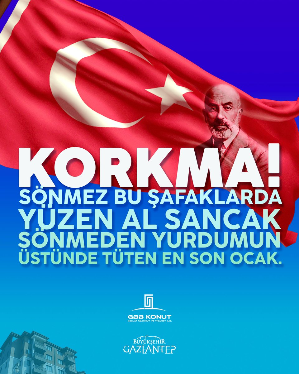 GbbKonut's tweet photo. Bir milletin bağımsızlık sevdasını dünyaya haykıran İstiklal Marşımız, bugün de yolumuzu aydınlatmaya devam ediyor.

Milli şairimiz Mehmet Akif Ersoy’un kaleme aldığı bu eşsiz eserin kabulünü kutlarken; değerlerimize sadakatle, şehrimiz ve ülkemiz için üretmenin gururunu yaşıyoruz.

Ruhu şad olsun. 🇹🇷

#İstiklalMarşı105Yaşında #MehmetAkifErsoy #Gaziantep #TeknolojiVeDeğerler #GBBBilişim #GBBKonut