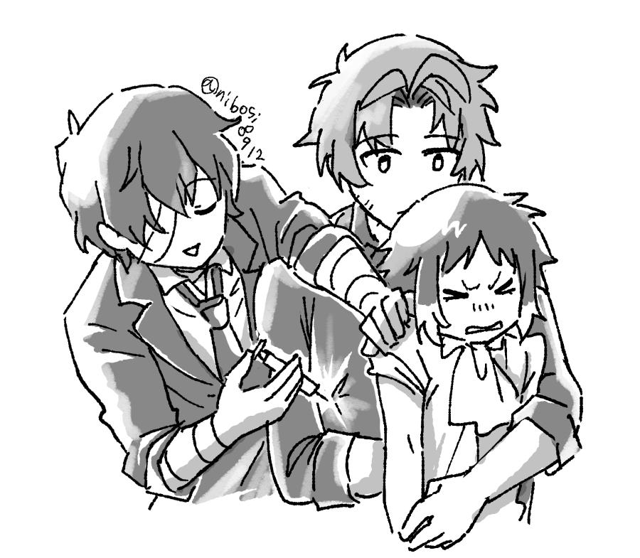 nibosi8912's tweet photo. 「は～い、お注射２回打ってまた５回打とうね～」 https://t.co/Gw9NAEHM4w
