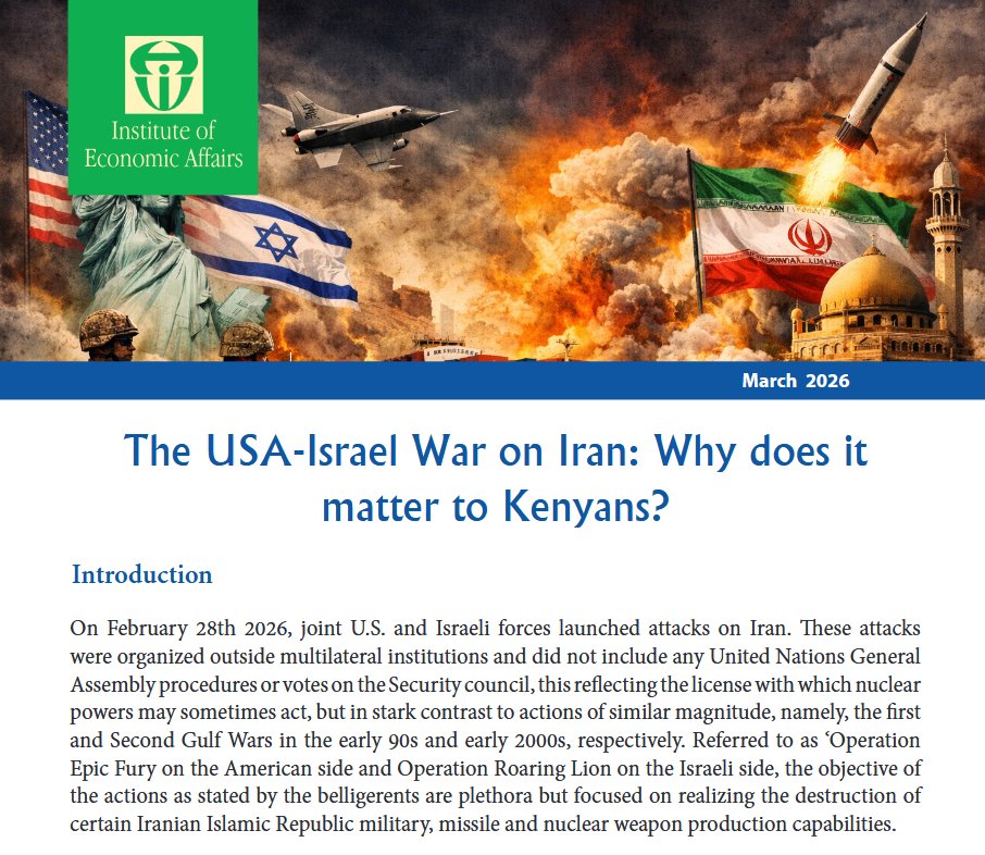 IEAKenya's tweet photo. @StandardKenya IThe USA-Israel War on Iran: Why does it matter to Kenyans? 👇

https://t.co/jX5yyijFyo https://t.co/1HVlxgqtxY