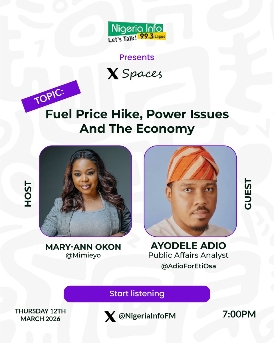 Nigeria Info FM 99.3 tweet media