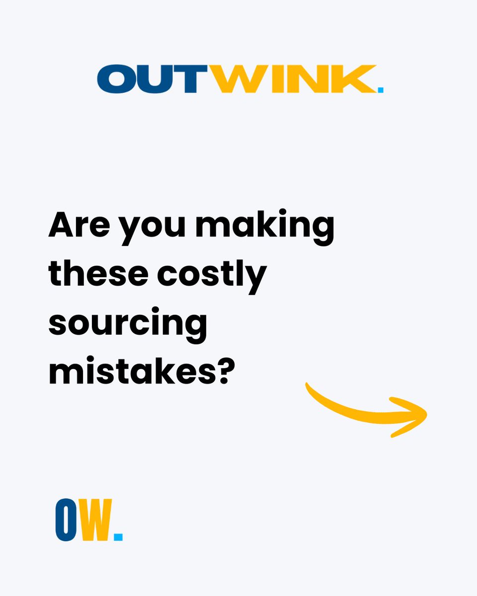 outwinkcom's tweet photo. Are you making these costly sourcing mistakes?
#outwink #outwinkcom #outwinkdotcom #outwinkafrica #ow https://t.co/UiwRRv0eip