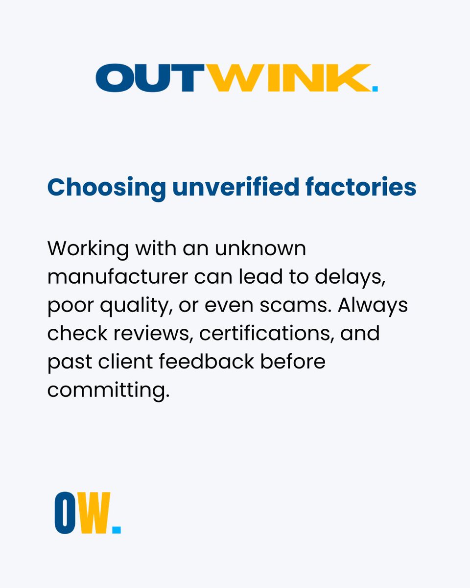 outwinkcom's tweet photo. Are you making these costly sourcing mistakes?
#outwink #outwinkcom #outwinkdotcom #outwinkafrica #ow https://t.co/UiwRRv0eip