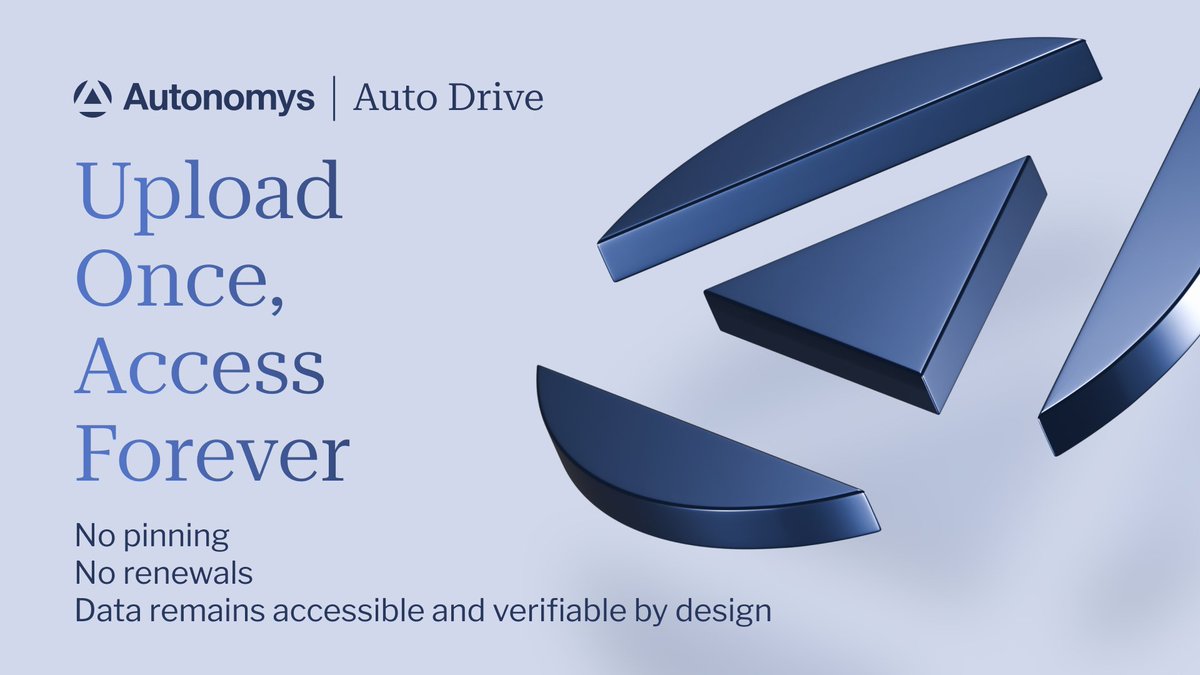 Autonomys | AI3.0 tweet media