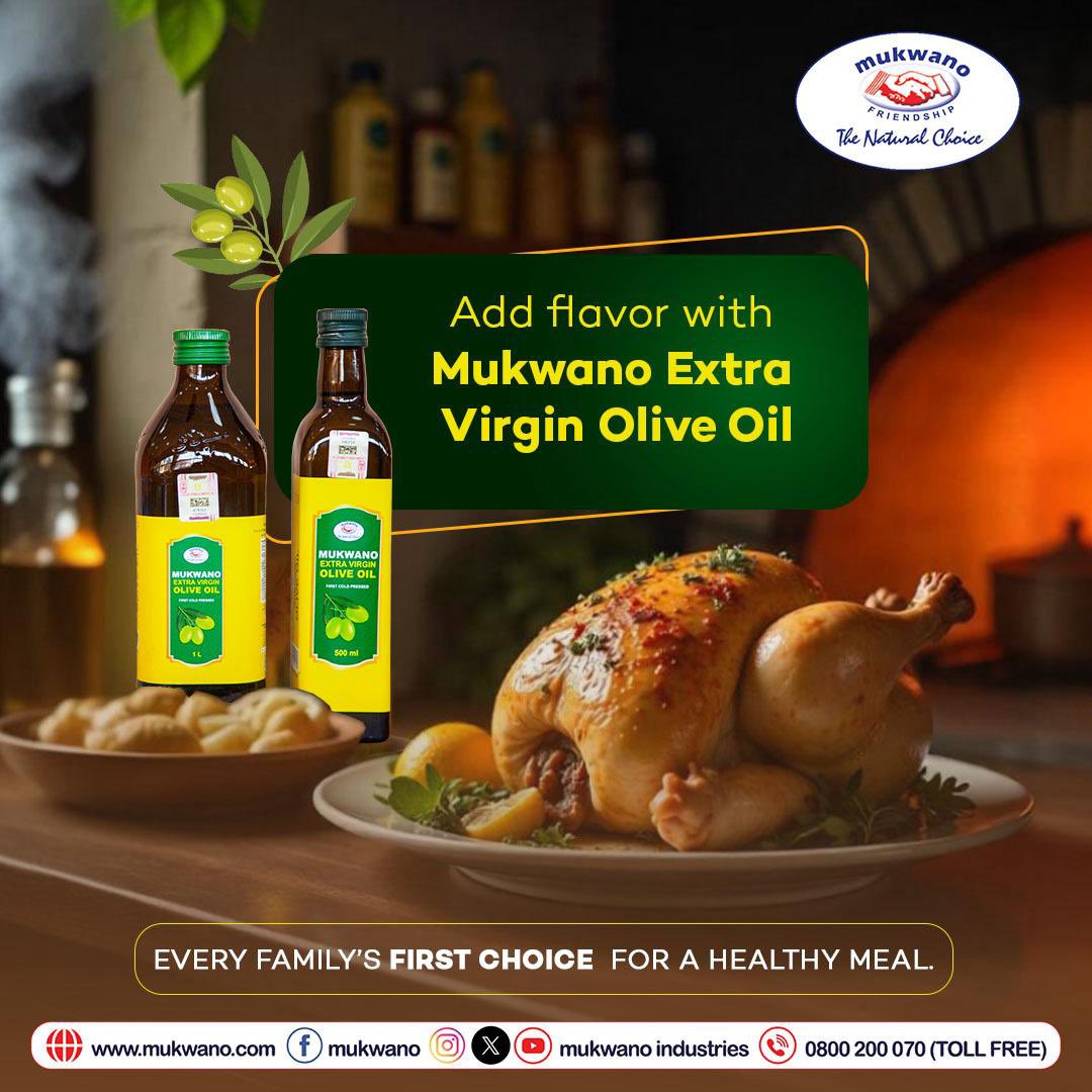 mukwano_ind's tweet image. Elevate every dish with the rich taste of Mukwano Extra Virgin Olive Oil.🫒✨

Pure, natural, and packed with flavor, perfect for roasting, dressing, and cooking your favorite meals.

Visit our Mart:
📍 Plot 30A Kibira (Mulwana) Rd
📞 +256 393 241822

#MukwanoIndustries #OliveOil