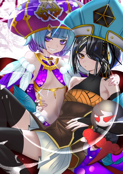 毎日徐福ちゃんwithロクスタ 751日目 #FGO 推し活資金の為なら百合営業ぐらいやる2人