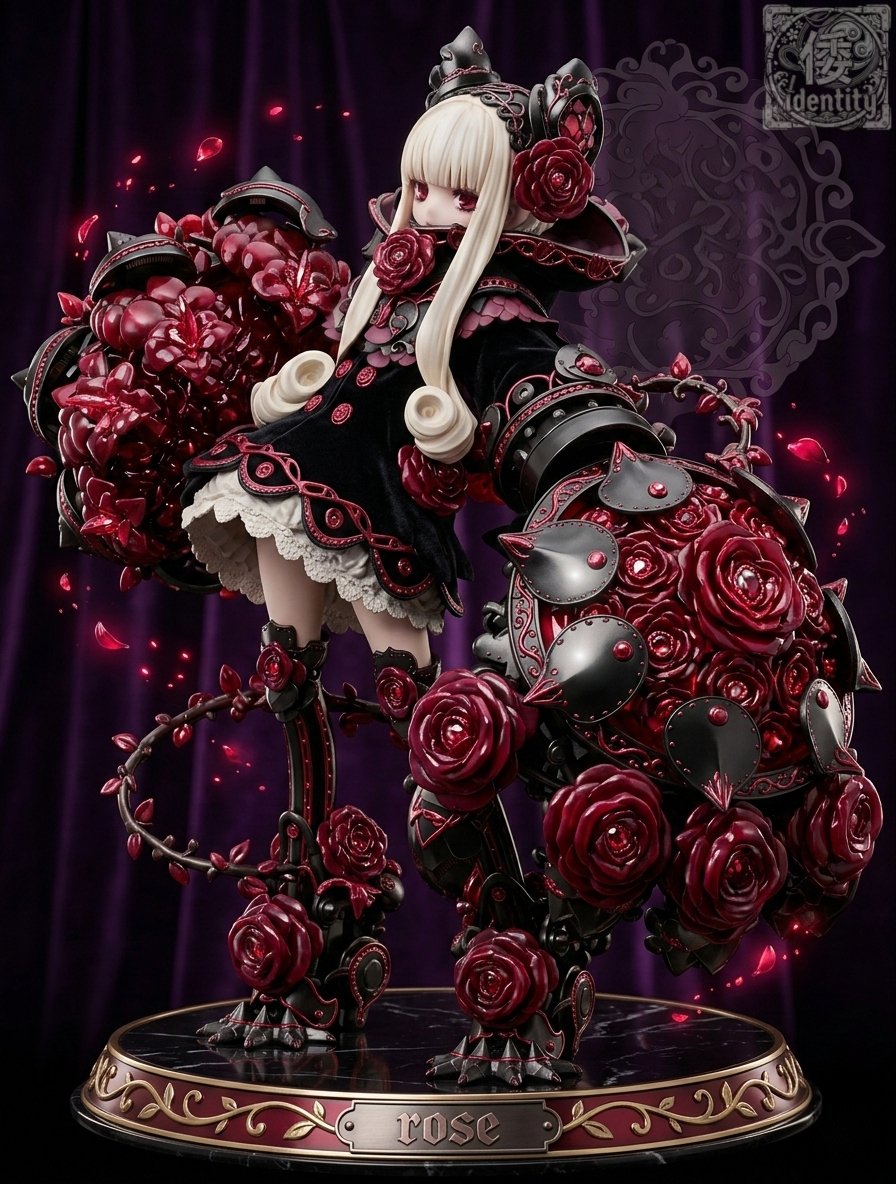 今日はなんだかんだポカポカしてたなぁ☺️🔆

あげ忘れてた子🌹赤薔薇娘ちゃん🌹
#AIfigure