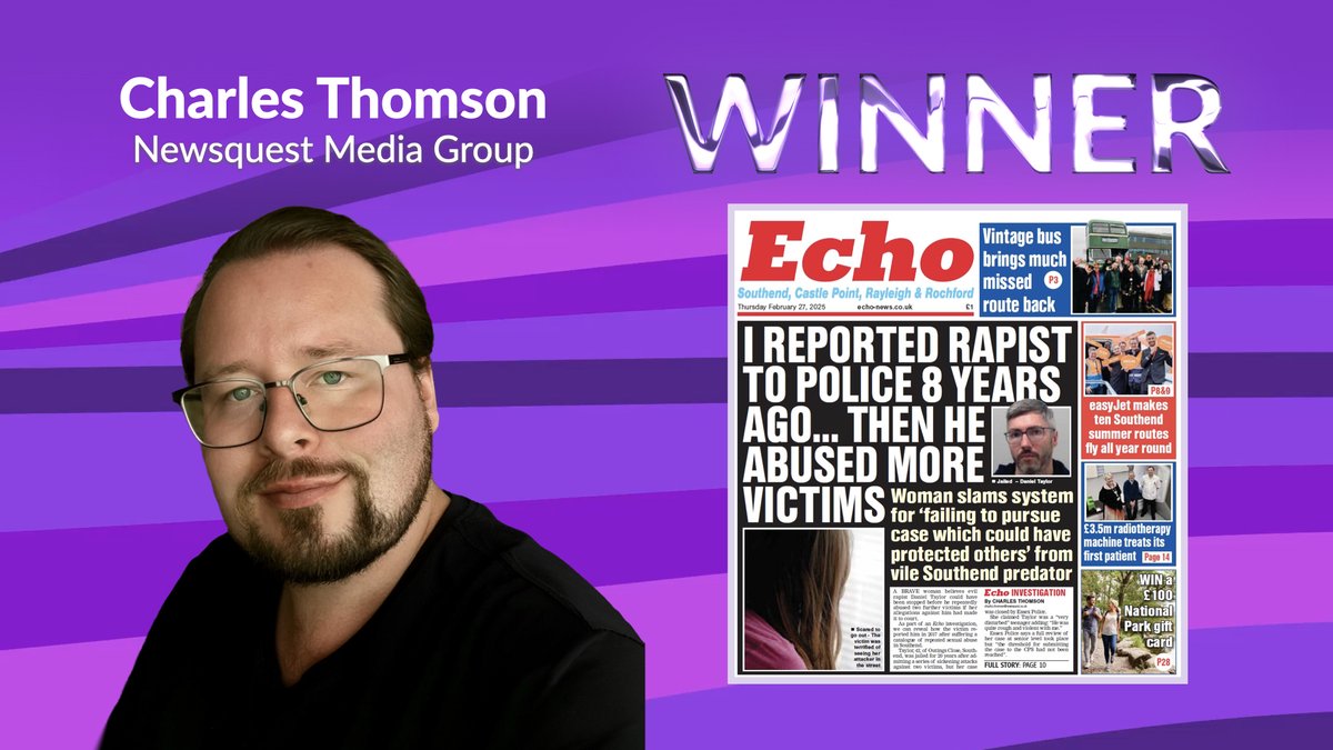 charlotteikonen's tweet photo. The @RegPressAwards yesterday showcased the very best of local journalism.

Proud to be there supporting #Newsquest journalists alongside colleagues from across the industry 👏

Congratulations to our winners and everyone nominated 🏆 https://t.co/h8236zFzpX