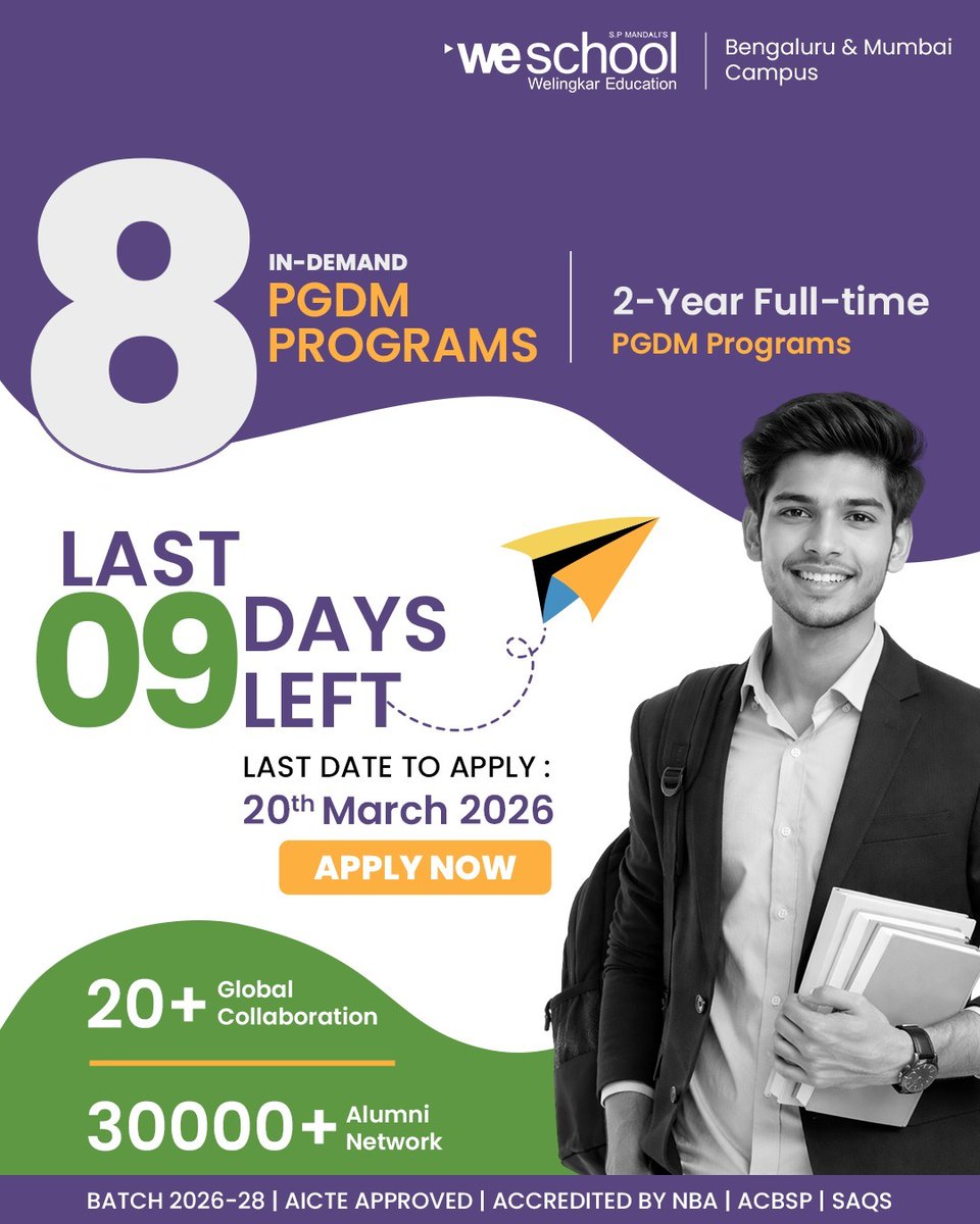 Welingkar Institute tweet media