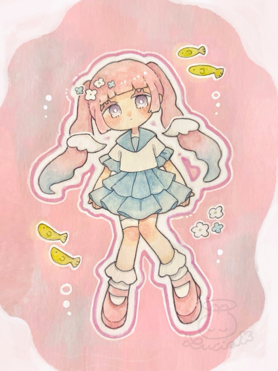 bite_usagi's tweet photo. daydream🐟 https://t.co/LFyDZG2eyU