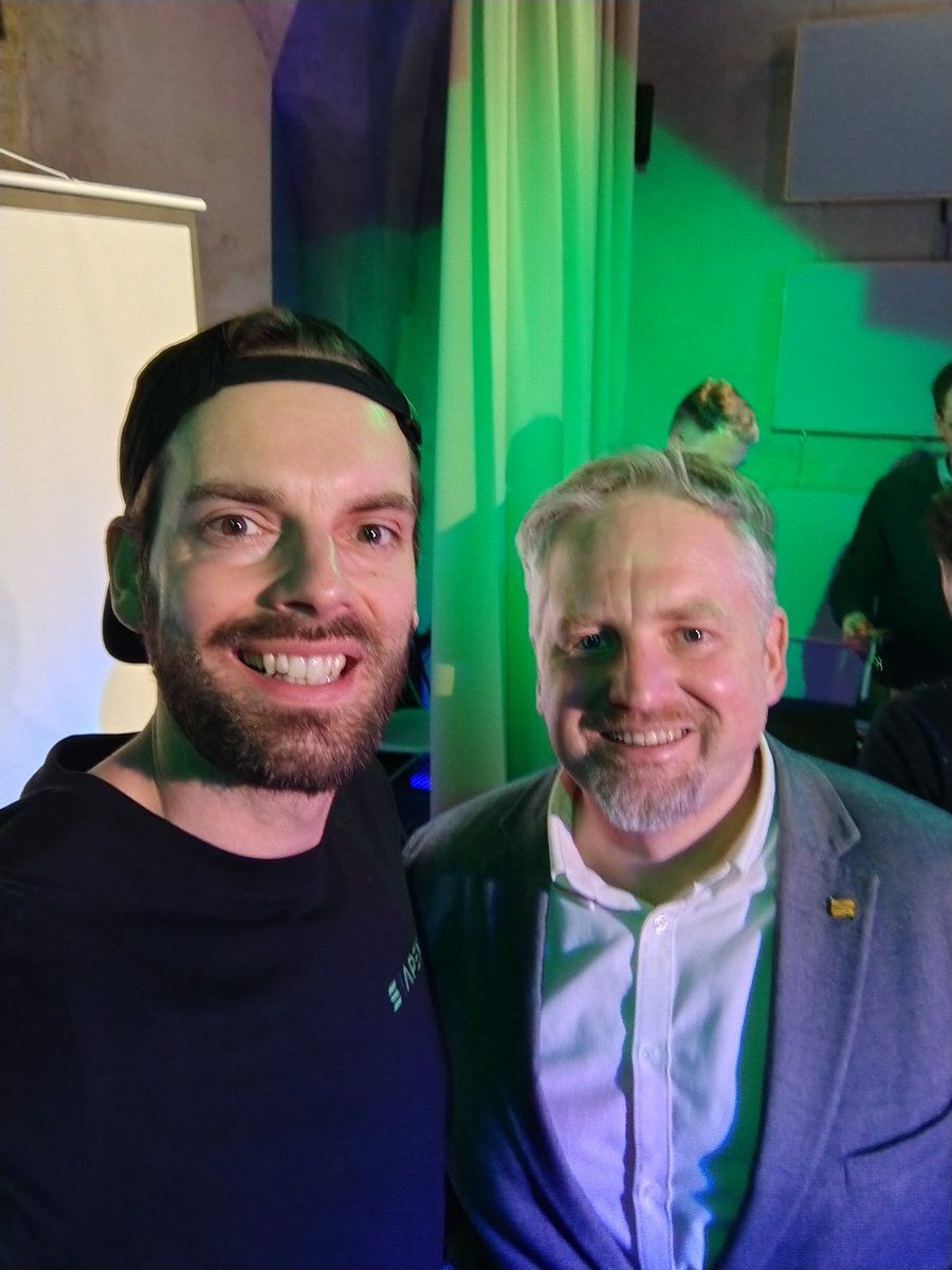 unofficialtool's tweet photo. Fun moment from our @SolanaCZE meetup with @komercka yesterday!

@Vit_Jedlicka, president of Liberland, stopped by and joined the discussion 😎

Always interesting when crypto, governance and new country experiments meet in the same room. https://t.co/1xFgemq8Bh