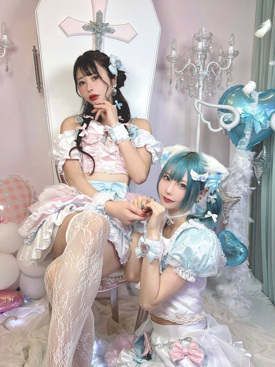 Snow_White__y's tweet photo. この間ゆなちゃんに誘ってもらって@annoe_concafeさんのレセプションにお邪魔しました🩵🪽
キラキラ可愛いね♡₊⁺˖ ࣪⊹.｡:*+゜ https://t.co/Lu4ch8sjuE