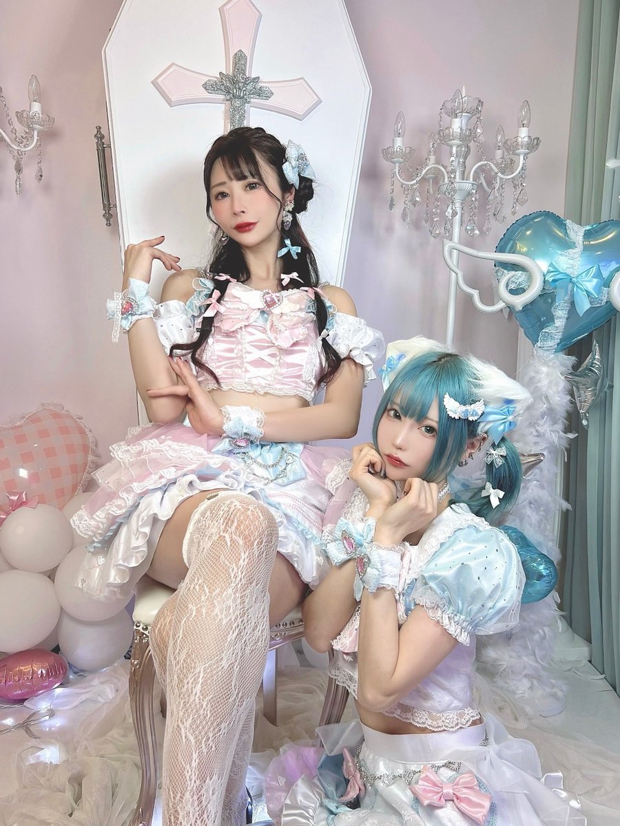 Snow_White__y's tweet photo. この間ゆなちゃんに誘ってもらって@annoe_concafeさんのレセプションにお邪魔しました🩵🪽
キラキラ可愛いね♡₊⁺˖ ࣪⊹.｡:*+゜ https://t.co/Lu4ch8sjuE