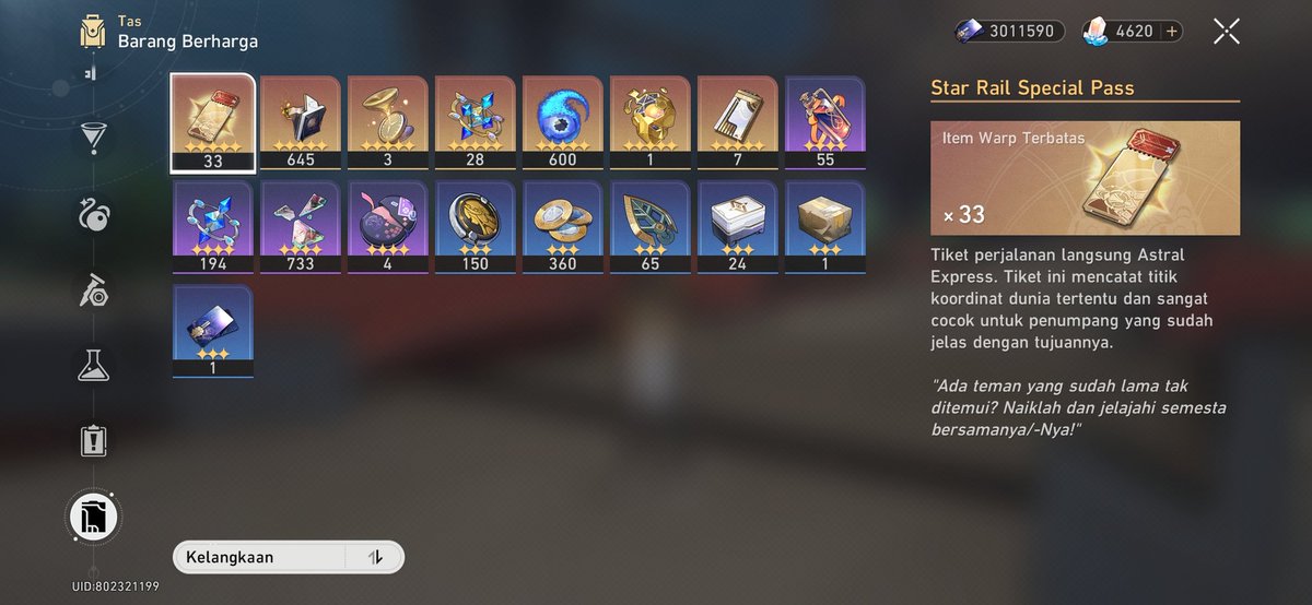 Bluybery's tweet photo. Jual akun hsr 
Ayoo di take yuk😻
TL 62 ALL UNSET bisa ce yaa
stellar jade 4630
ticket 33
batu kuning 1
B5 Phainon mydei seele JY dan IL Sparkle dll
LC rate on ya
cocok nih buat save di evanescia masih low explore
price: 120k https://t.co/8sfqVBqyog