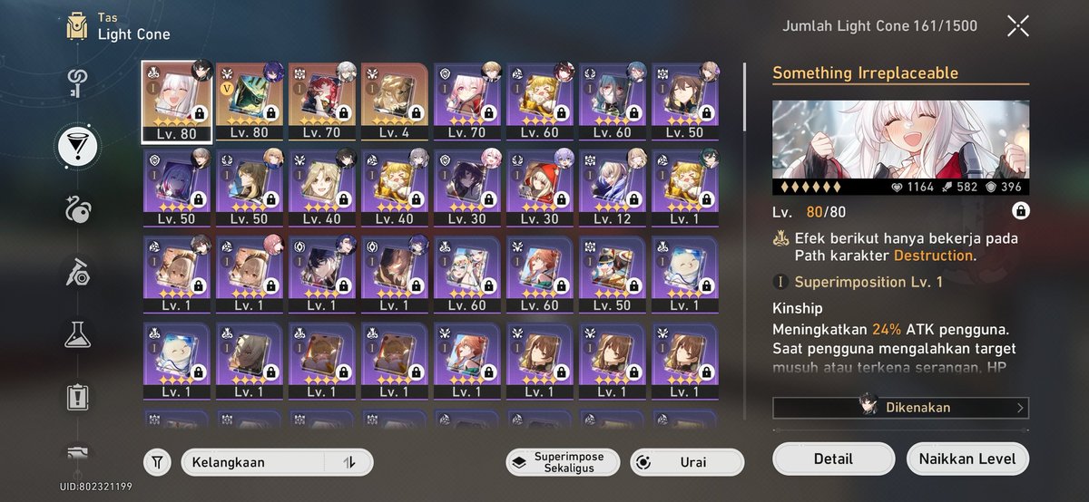 Bluybery's tweet photo. Jual akun hsr 
Ayoo di take yuk😻
TL 62 ALL UNSET bisa ce yaa
stellar jade 4630
ticket 33
batu kuning 1
B5 Phainon mydei seele JY dan IL Sparkle dll
LC rate on ya
cocok nih buat save di evanescia masih low explore
price: 120k https://t.co/8sfqVBqyog