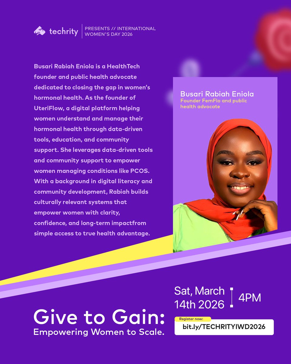 Techrity tweet media