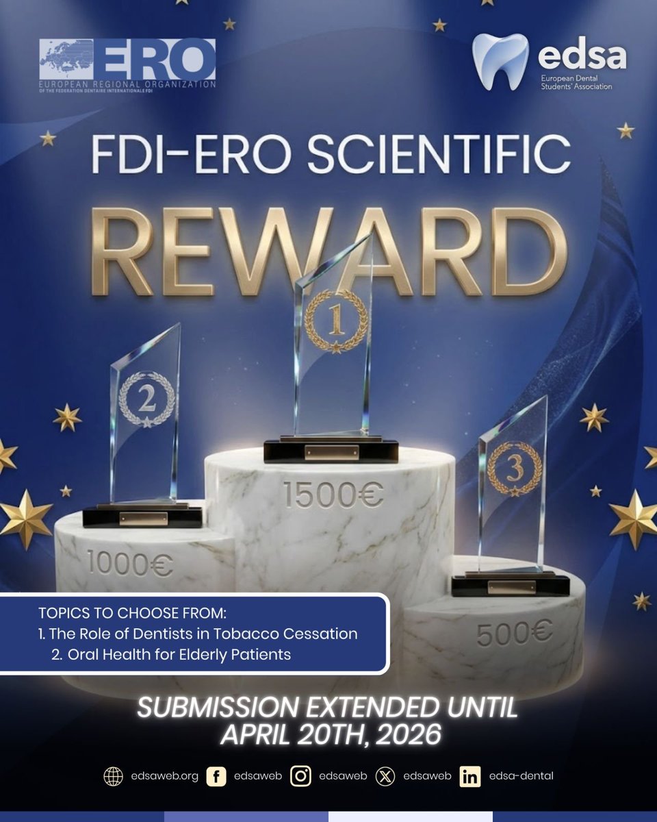 EDSA | European Dental Students' Association tweet media
