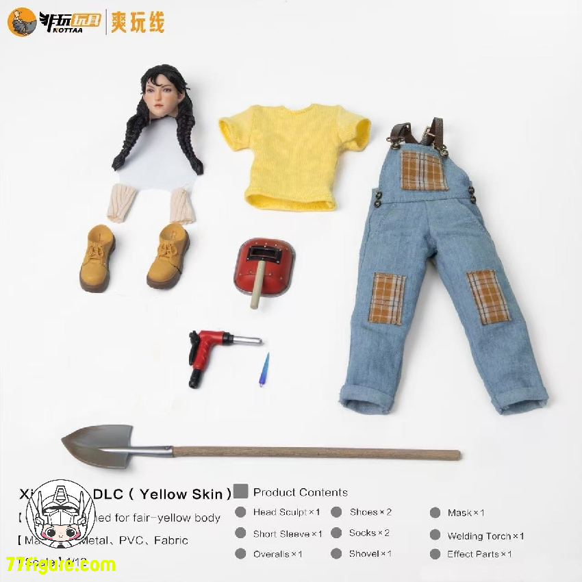 77figure's tweet photo. [予約商品] Nottaa Collection 1/12 小芳 DLC アクセサリーパック 黄い肌Ver.
素材：ABS、PVC、布

全額：6200円（税込み）
--------
👇詳細・アップデートのリンク👇
https://t.co/iywIsSPOHC

#NottaaCollection #小芳 #DLC #アクセサリーパック #非玩玩具 #素体 #女素体 #美少女 #女性素体 https://t.co/Oo1ytcUosw