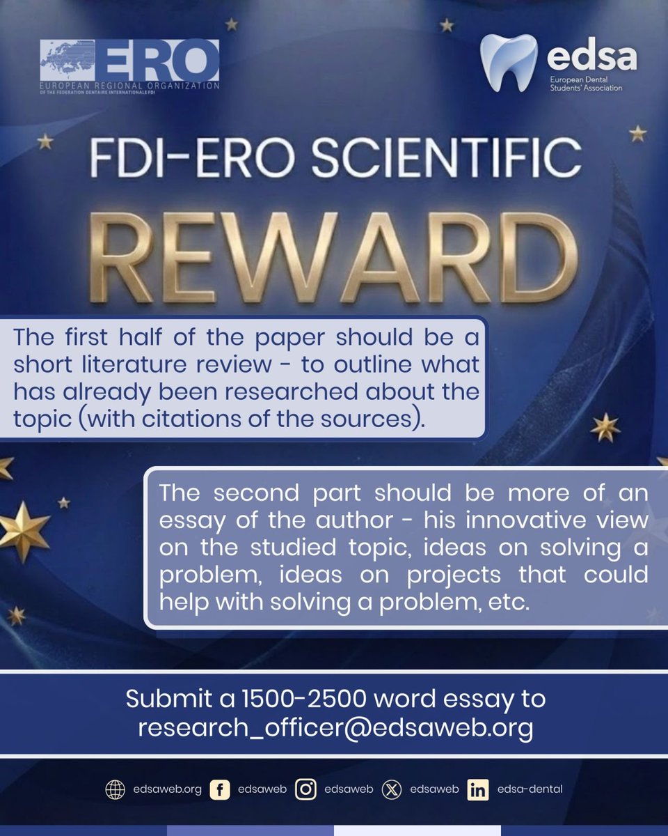 EDSA | European Dental Students' Association tweet media