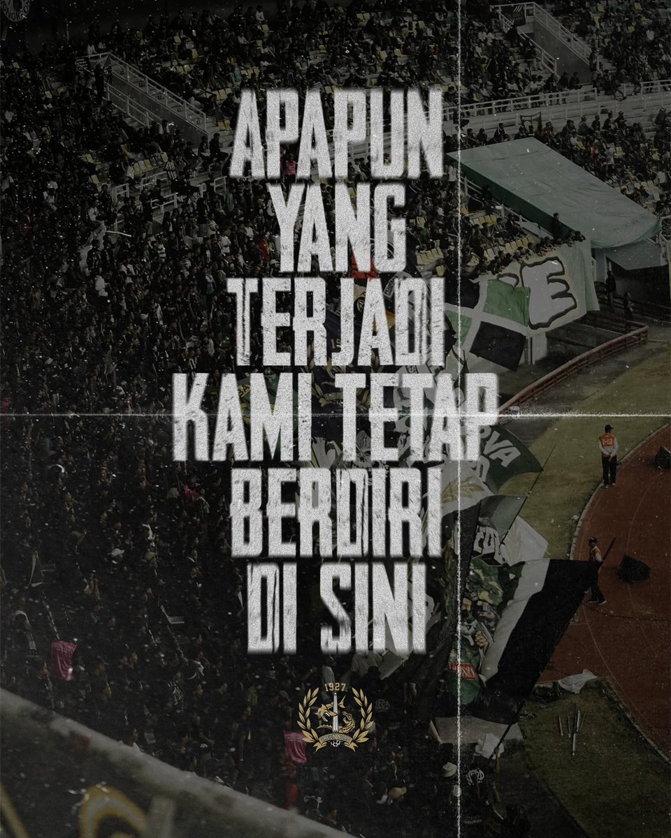 WISDOM STANDS WITH THE VOICE

Masih banyak cara mendukung <a href="/persebayaupdate/">Official Persebaya</a> 

Love Persebaya Hate Management 

Green Nord Is Our Home.
WANI!