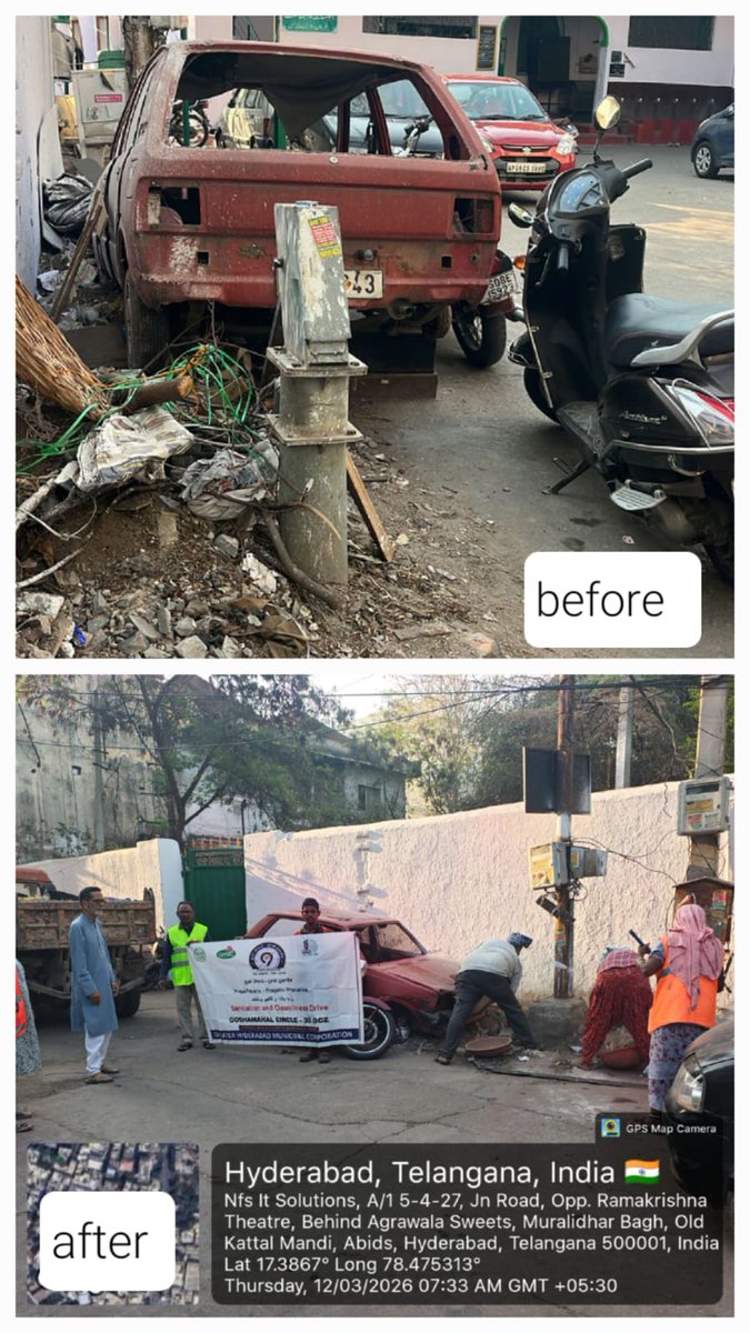 DEE_SWM_C30's tweet photo. Good evening sir/madam In view of Praja palana Pragathi pranalika 99 days  Program-Special Sanitation drive of C &amp; D waste lifting under circle-30, GHMC. https://t.co/i8C8uvPZi0