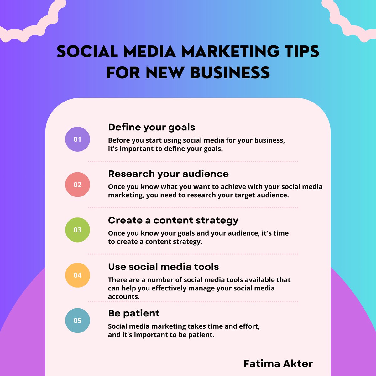 digital_fatima's tweet photo. Key Reasons Why Social Media Marketing Matters

1️⃣ Increases Brand Awareness
2️⃣ Builds Customer Trust
3️⃣ Generates Quality Leads
4️⃣ Improves Customer Engagement
5️⃣ Drives Website Traffic
6️⃣ Supports Business Growth https://t.co/ewnKJmnM8C
