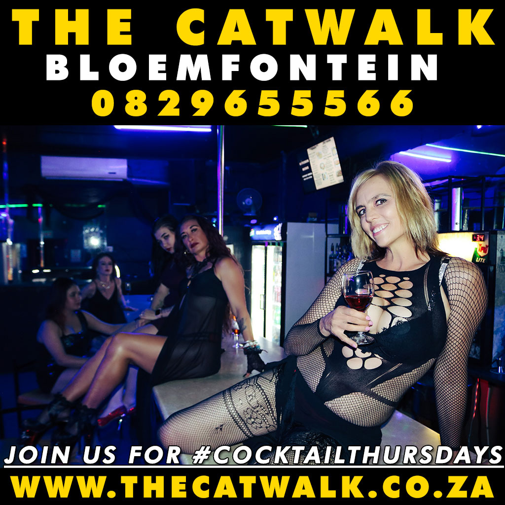 CatwalkBfn's tweet photo. We can't wait to see you later! Come and enjoy #CocktailThursday at The Catwalk! Doors open at 5pm tonight. We will be waiting for you. Come join in on the fun! π ππ» #bloemfontein https://t.co/C2XDQccPqo