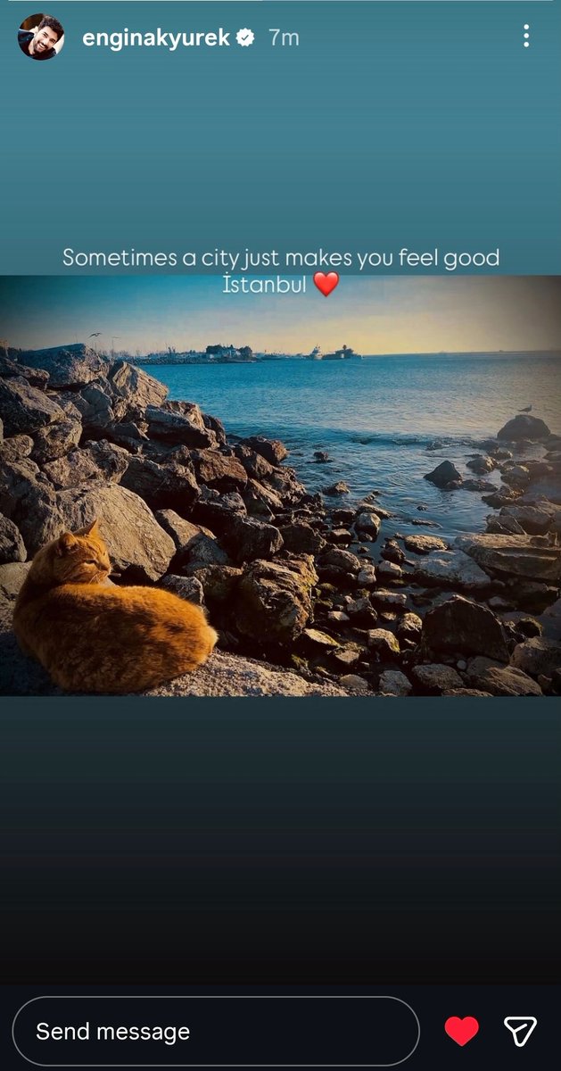 _denizsever's tweet photo. Engin Akyürek Photography yeni serisi geldi, bu sefer müziksiz fakat yine de mesajı içeren 🥰🥰 :

"Sometimes a city just makes you feel good - İstanbul ❤️"

#EnginAkyürek #AkyürekPhotography https://t.co/vZMKnwpdL0
