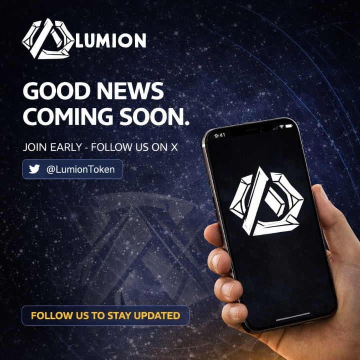 LumionToken's tweet photo. GM Chiefs! 🌞

Good news is knocking on the door… 👀

Stay tuned, something big is coming for our community!

#Lumion #Web3 #BNBChain #Crypto #StayTuned #ComingSoon #GoodNews https://t.co/DzWm06U8E6