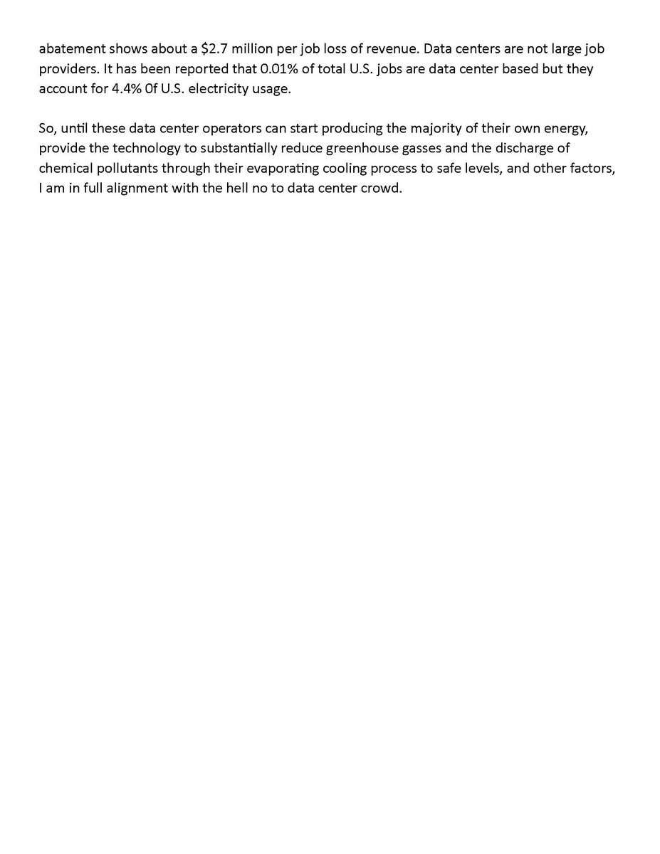 The first 3 hours and 10 minutes were allotted for 13 pro and con data center lobbyists and organizations to give their unrestricted time presentations. In the meantime, 9 concerned Columbus citizens were given the customary 3 minutes to provide testimony. All of which were