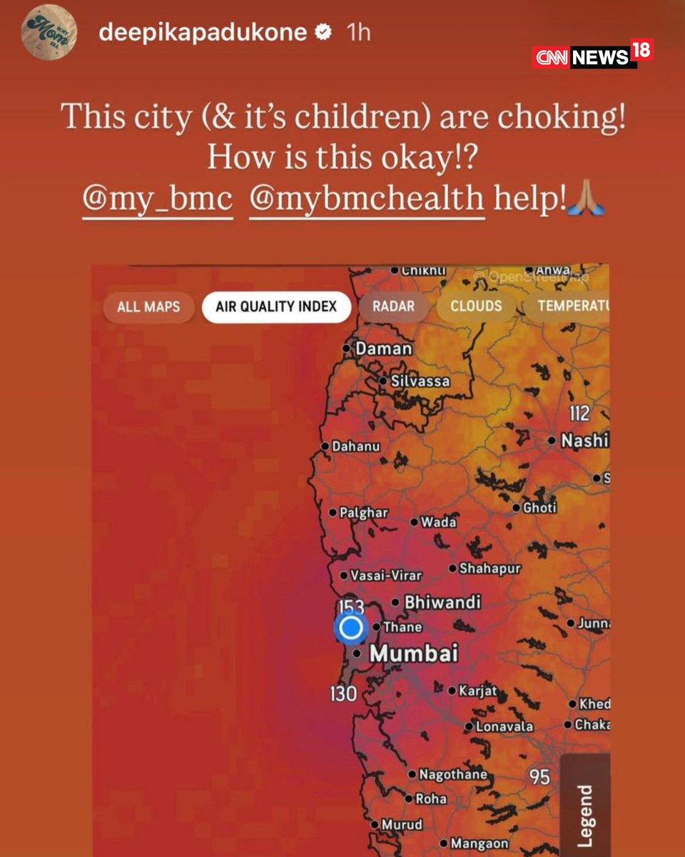 CNNnews18's tweet image. #Mumbai | New Mom Deepika Padukone Questions BMC, Voices Concern for Children  Breathing Mumbai’s Air

#Air #AirQuality #DeepikaPadukone #MumbaiNews #Bollywood #Deepika #Dua #Mom
