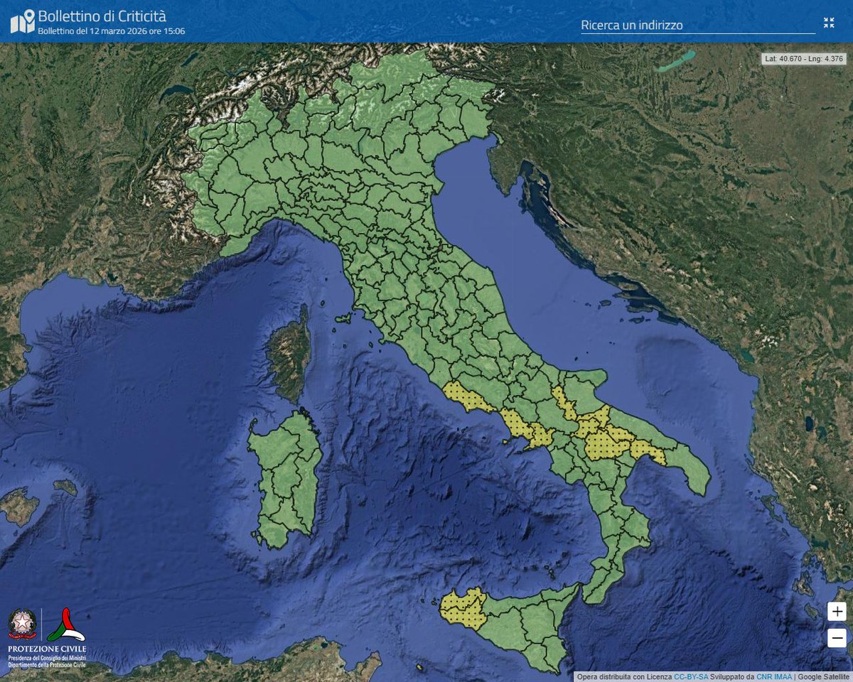 Dipartimento Protezione Civile tweet media