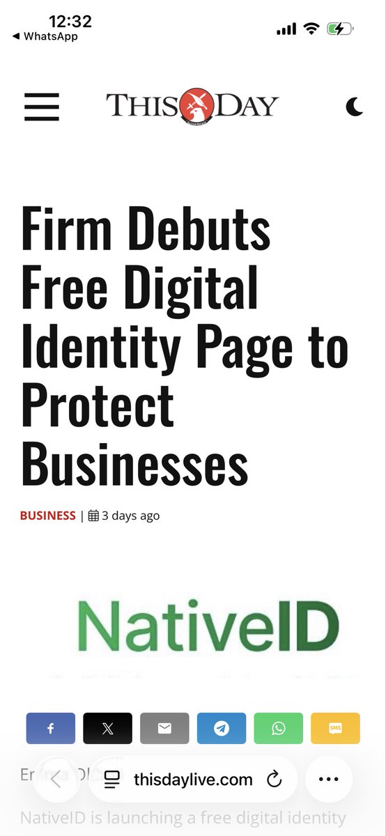 NativeID01's tweet photo. Catch NativeID in This Day!!!

NativeID gives your business one official identity page and one QR code customers can scan to reach the real you fast.

Create yours at https://t.co/e1cvOT9xvh

#identity 
#onlineidentity 
#secureidentity https://t.co/NWvsmR5DWf