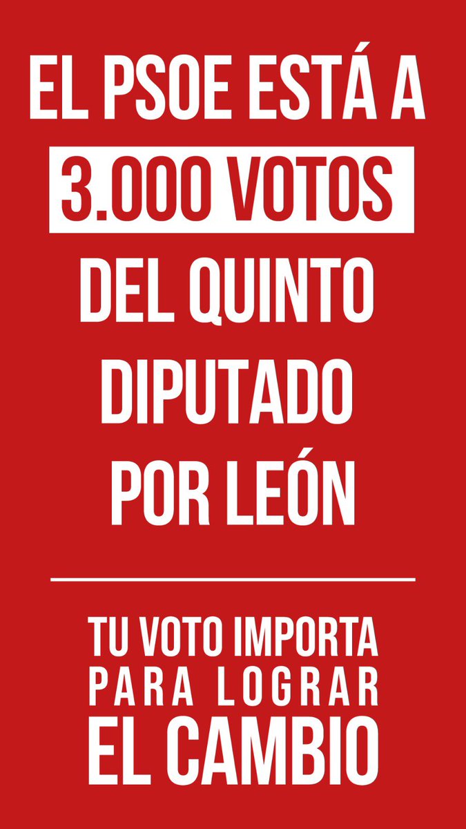 Pues queridos amigos de León, estáis a muy poquito de petarlo. ❤️