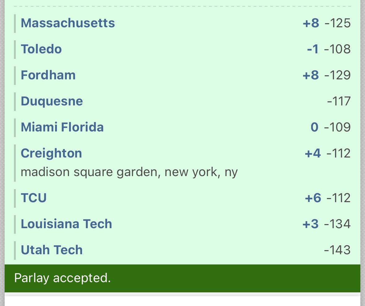 NCAAflash's tweet image. 9 Team CBB Parlay +23168 🎰