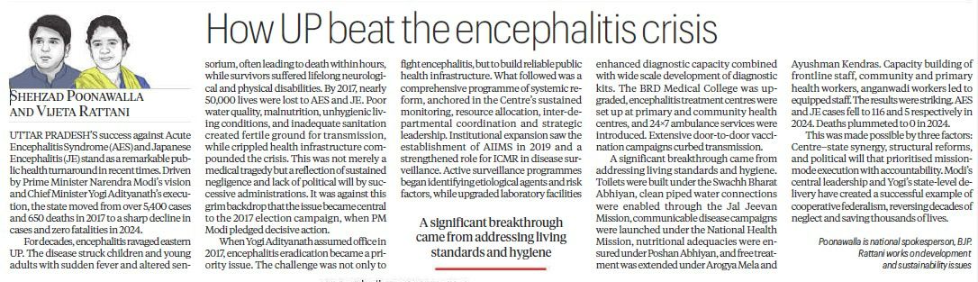 The Disease That Lost

Eastern Uttar Pradesh once bled every monsoon  encephalitis claimed thousands of young lives. 

Gorakhpur synonymous with tragedy. Over 5,400 cases, 650 deaths in peak years. Families shattered year after year.

But Yogi Adityanath declared war.