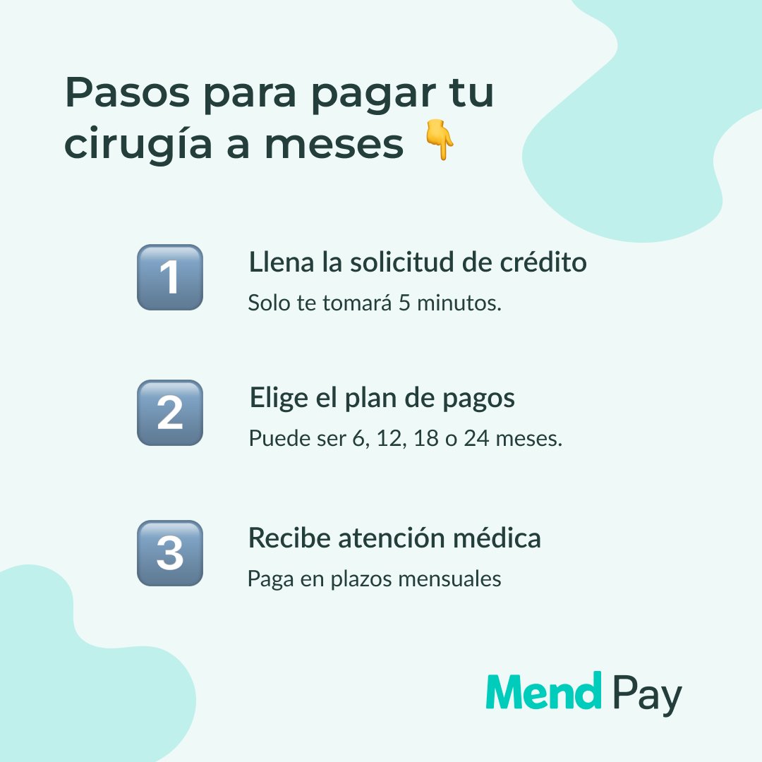 plastikgroup's tweet photo. ¿Necesitas apoyo financiero para pagar tu cirugía? Con MMendPaypuedes pagar tu cirugía hasta en 24 meses y sin tarjeta de crédito. 
Realiza tu solicitud en https://t.co/QcErpE6obz
#MendPay #CréditosMédicos #FinanciamientoMédico https://t.co/6odtdltlJN