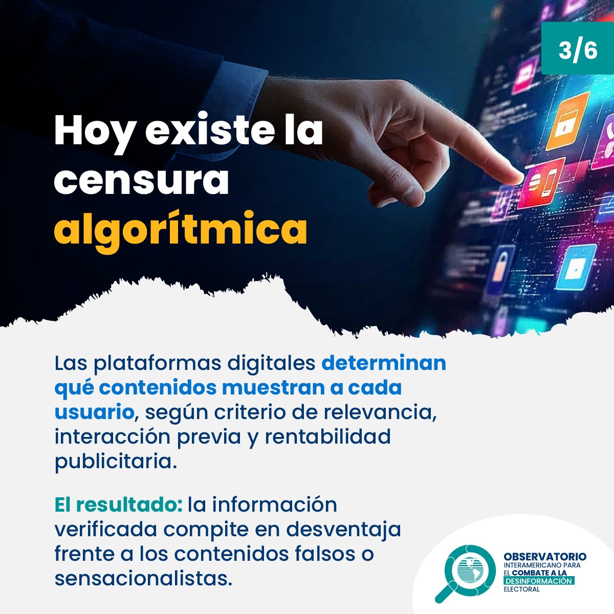 Obs. Int. para Combate a Desinformación Electoral tweet media