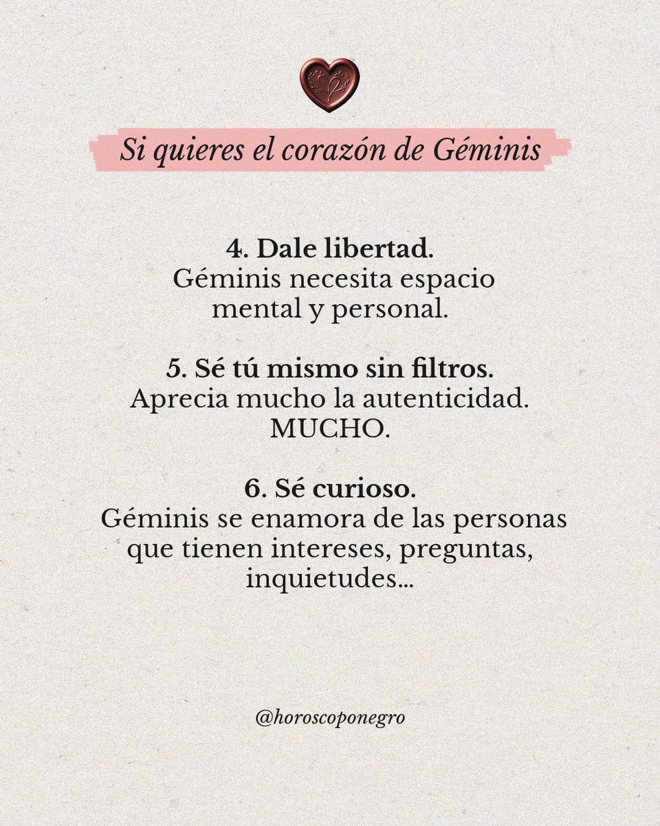 geminis_hn's tweet photo. Define cómo eres en el amor con una sola palabra ♥️ Déjalo en comentarios 💬 https://t.co/TMBZ98A71z