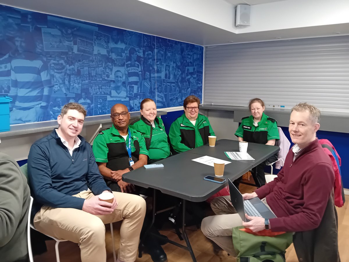 Wonderful opportunity, 5x volunteers spending the day at MATTRADE Loftus Road Stadium taking part in the Met Police Counter Terrorism Policing - Exercise Lignum Vitae. Inter agency with LFB/LAS/H&amp;F Council/QPR staff <a href="/SJAWestLondon/">St John Ambulance West London</a> #SJAvolunteers #mysjaday <a href="/QPR/">QPR FC</a>