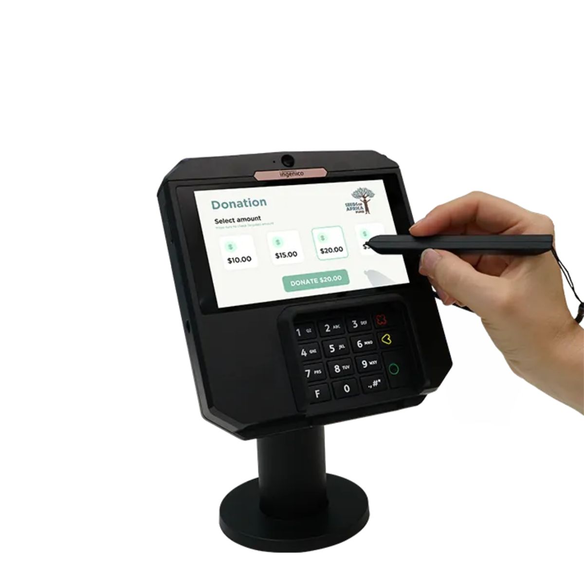 We’ve all been there. You’re at the front of a long queue, you've got your items, and then... the friction starts.
The cashier reaches for one phone for your mobile money.

Then a different machine for your card.
Then they realize the signal is weak on one, and you’re left