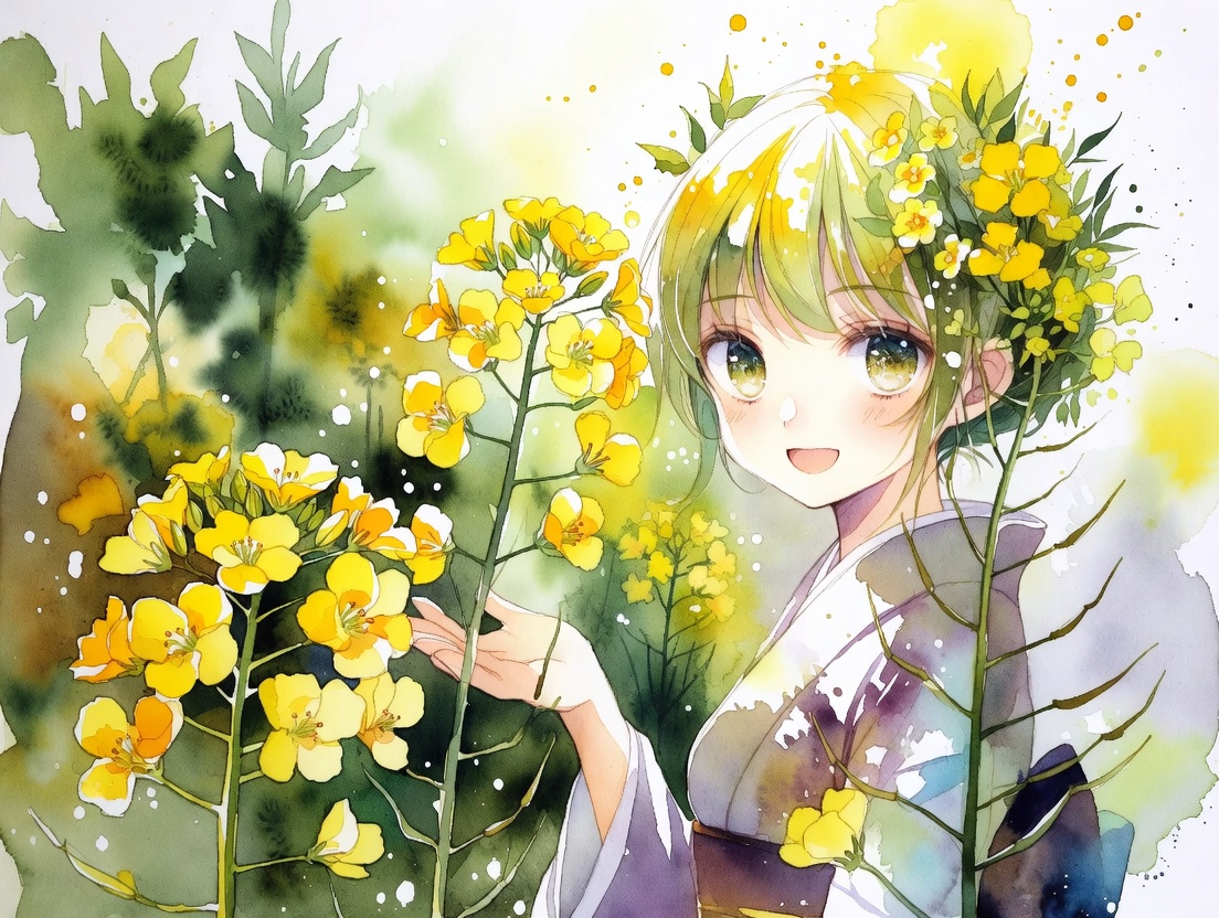 ueacs's tweet photo. 🌼菜の花に宿る知の色🌱

花🌿歴史を運ぶ香り💛
葉サラサラ🍃食卓に知恵が残る✨

🌱命の循環を描く💚
風ヒラヒラ🍂黄色以上の物語🎶

🌸知の種が芽吹く🌞
光キラキラ☀️春の庭で息づく🌼

🚶‍♀️人の手仕事を感じる💛
花ポンポン🌷春に広がる色と知🌸

🥬https://t.co/NyhoWQXsG9

#春 #菜の花 #食文化 https://t.co/AbrcAyq0Fx