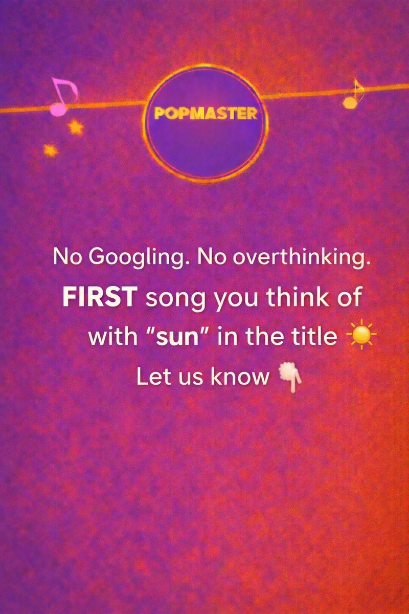 Popmaster tweet media