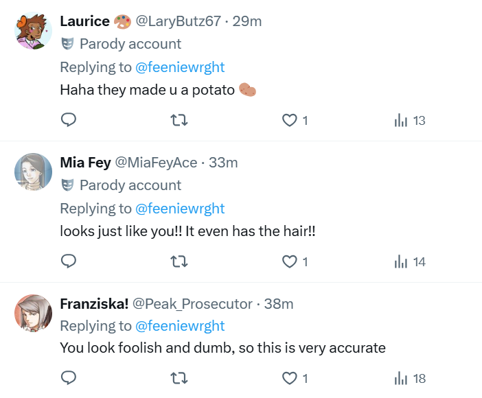 Phoenix Wright tweet media