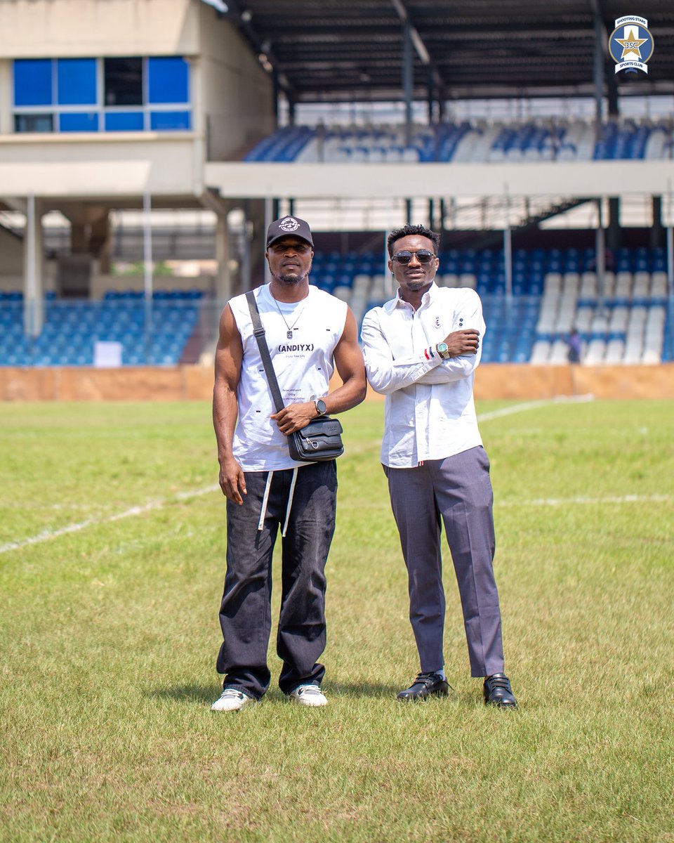 OlaiyaAzeezLaw1's tweet photo. Dual Threat Alert!
Sodiq Ibrahim and Adegoke Qamar, Shooting Stars' deadly duo, gear up for Rivers United clash this evening.
Joint top scorers with 6 GOALS each in the ongoing NPFL season.
Rate their dressings, and who sabi pass? https://t.co/YnOTz1ZpiT
