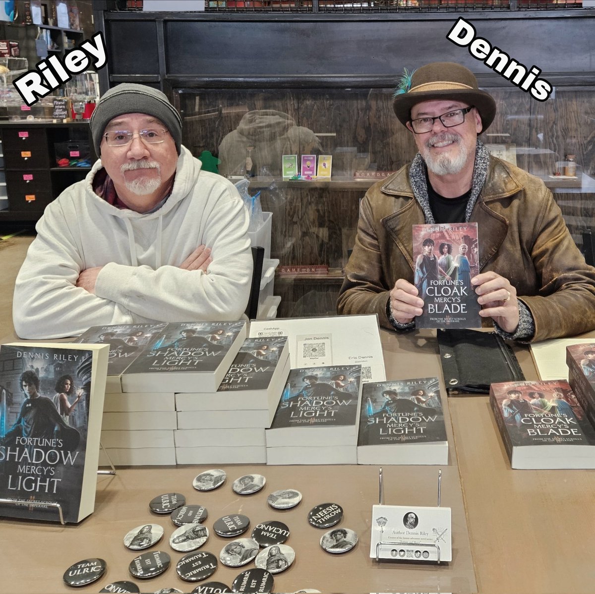 Author Dennis Riley tweet media