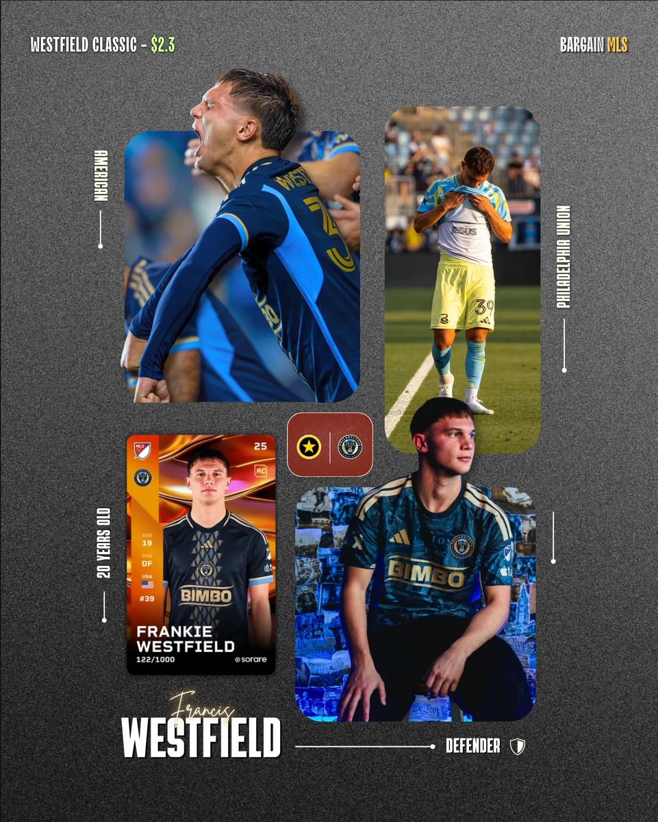 sorare__journey's tweet photo. 4 defenders for #MLS2026 on #Sorare 🇺🇸🗿
4 under the radar names to watch and follow as DEALS on the market! 🔍
#Reguilon & Miazga are currently recovering from injury, while #Westfield is our rising baller to keep an eye on! 👀🌱
#Sorare26 #SorareMLS #MajorLeagueSoccer https://t.co/q9fu0eCRLg