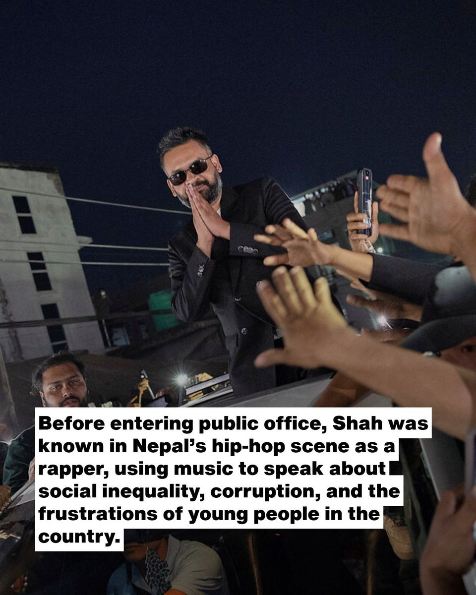 thevuze__'s tweet photo. Balendra Shah has become a symbol of change in Nepal. His anti-corruption stance and strong youth support have many believing he could be the country’s next prime minister.

#thevuze #vuze https://t.co/z34SxQSkl6