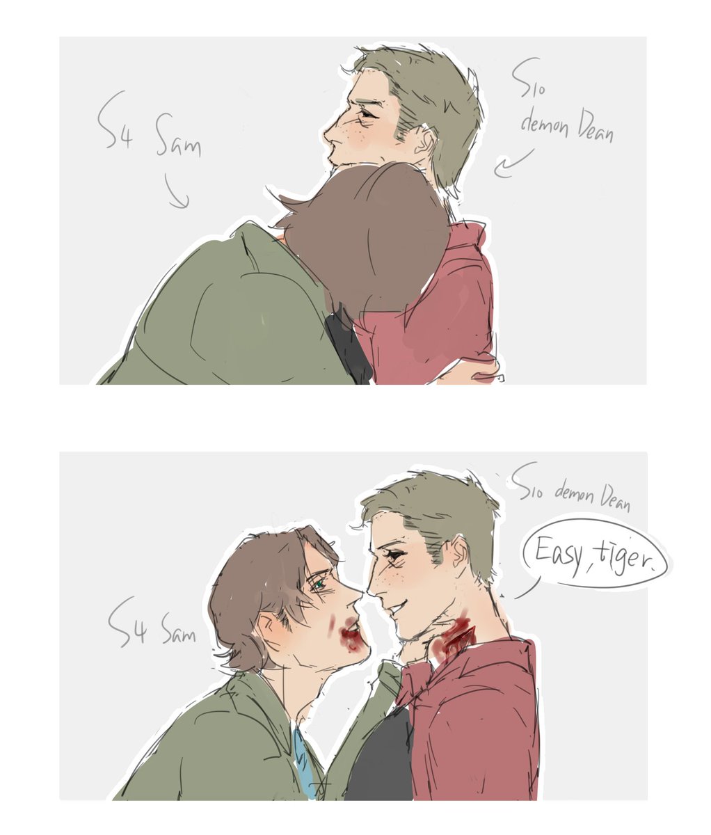 jxxj443's tweet photo. #Supernatural  #spn  #sd  #wincest  

s4 Sam/demon Dean https://t.co/qnW7FFmqXU