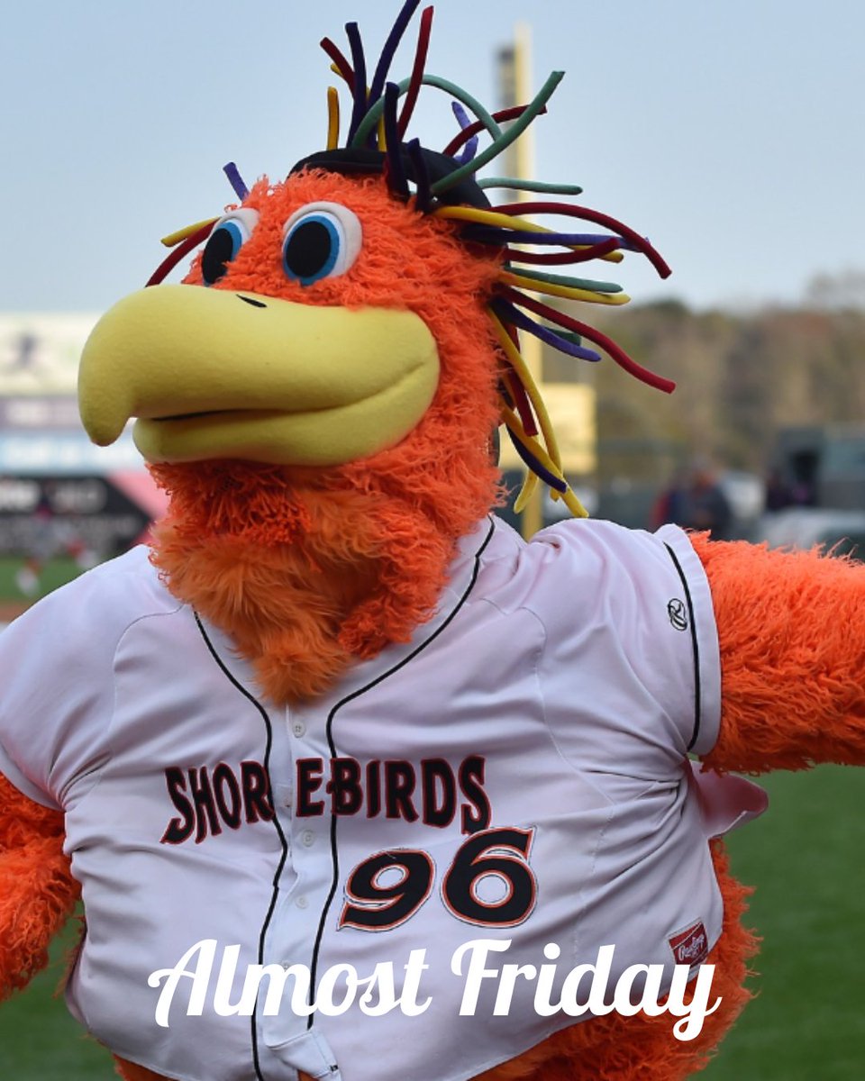 shorebirds's tweet image. Almost Friday 👀 you know what that means... Shorebirds baseball is almost back! Only 26 Days to go until Shorebirds Opening Day!

Buy Tickets 👉 bit.ly/3HXnktz

#FlyTogether | #Birdland | #AlmostFriday
