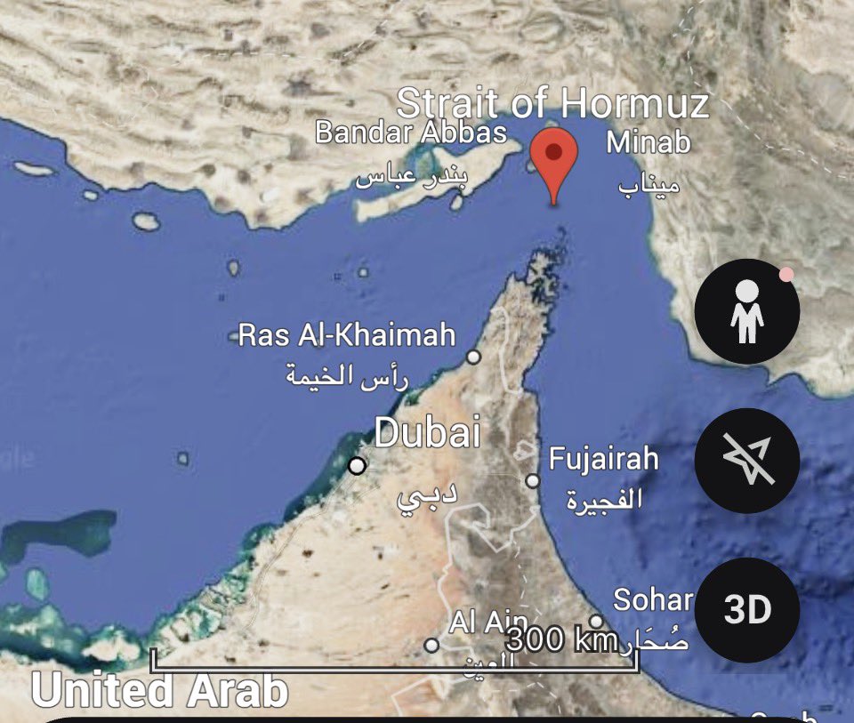 dantypo's tweet photo. Lots of jokes about bypassing Strait of Hormuz.

But realistically, 12 pipelines at a billion each would create a logistically feasible bypass for the daily transport &amp; would be a massive infrastructure deal for the UAE.

$12 billion is less than funding 12 Somali daycares a year https://t.co/rWx1MV2waA